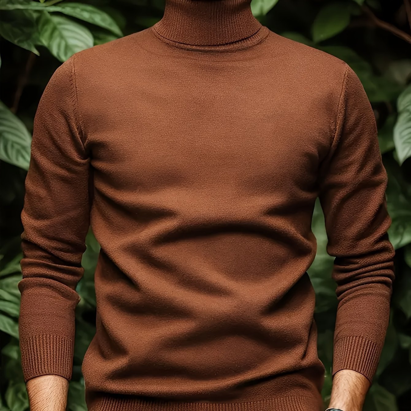 Men’s Soft Viscose Turtleneck Sweater
