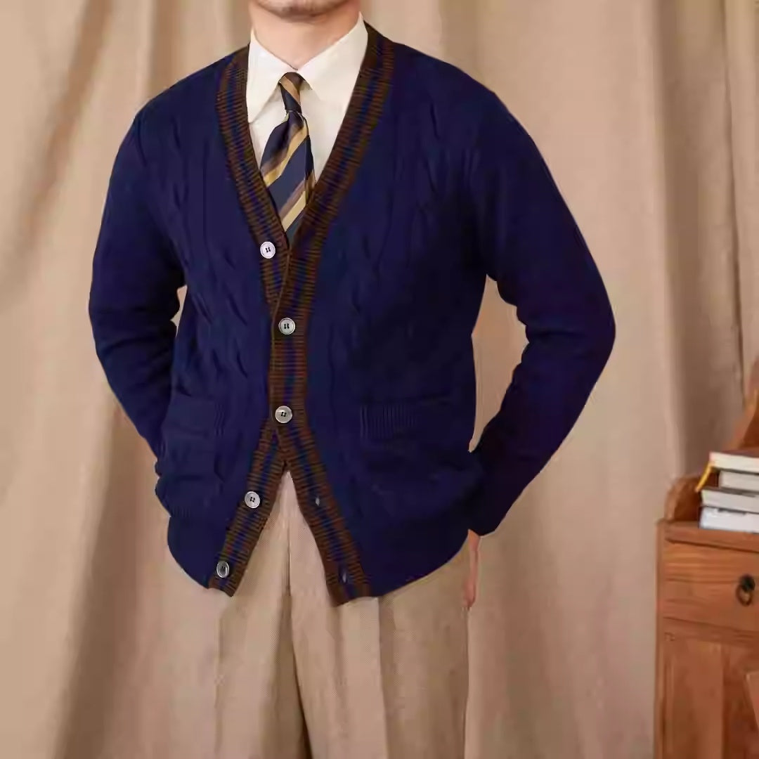 Vaarma Twisted Knit Cardigan