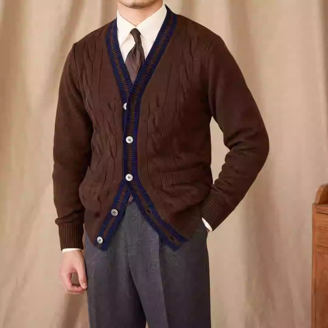 Vaarma Twisted Knit Cardigan