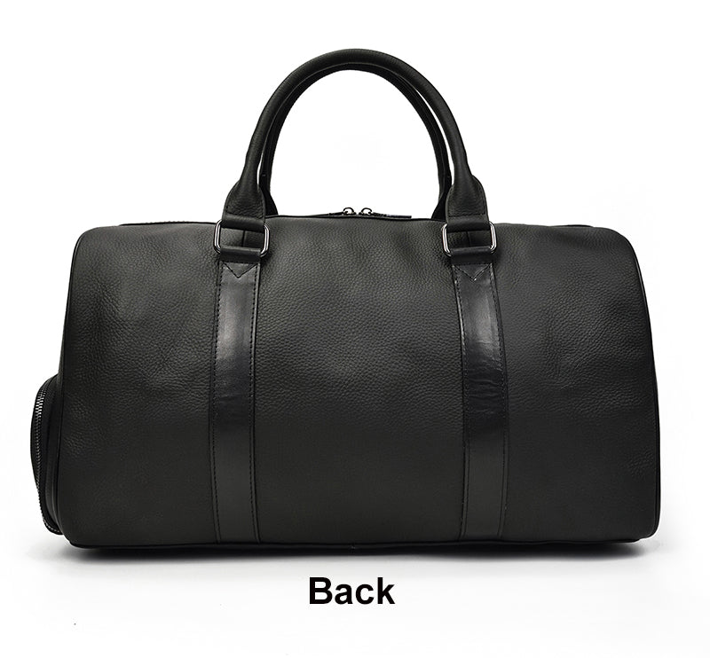 Varello Leather Weekender Duffle Bag