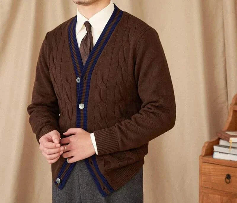 Vaarma Twisted Knit Cardigan