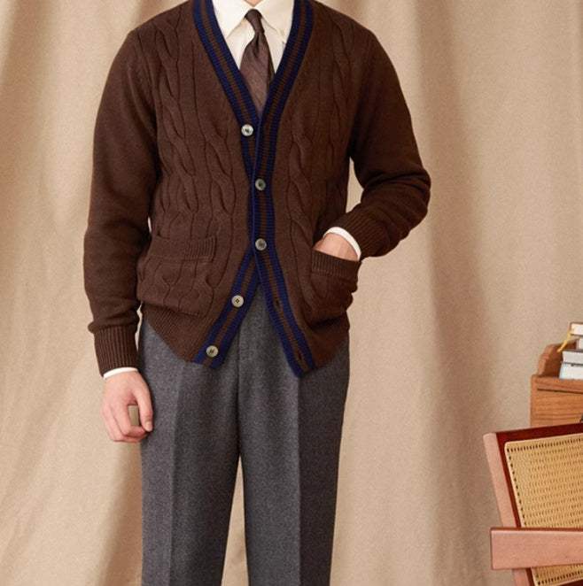 Vaarma Twisted Knit Cardigan