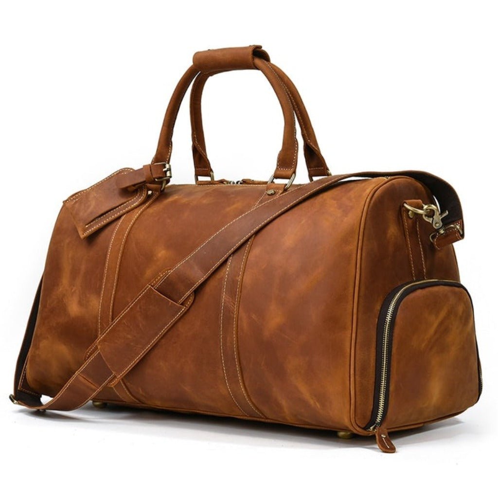 Avenor Leather Weekender Bag