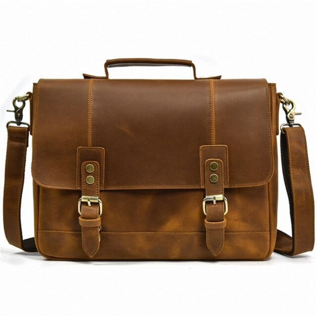 Varello Leather Briefcase