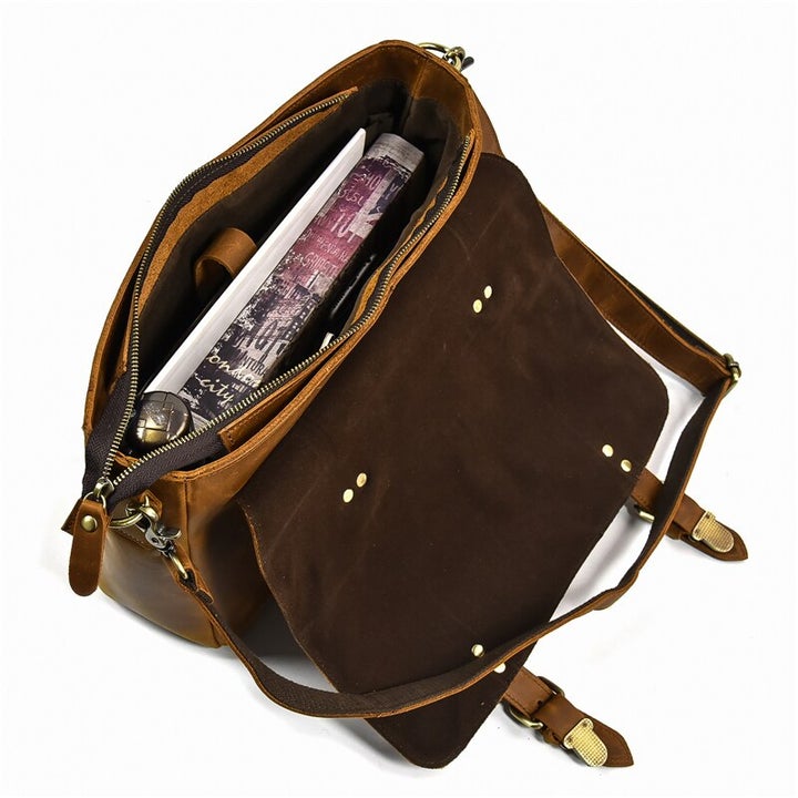 Varello Leather Briefcase