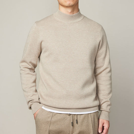 Men’s Mock Neck Winter Sweater
