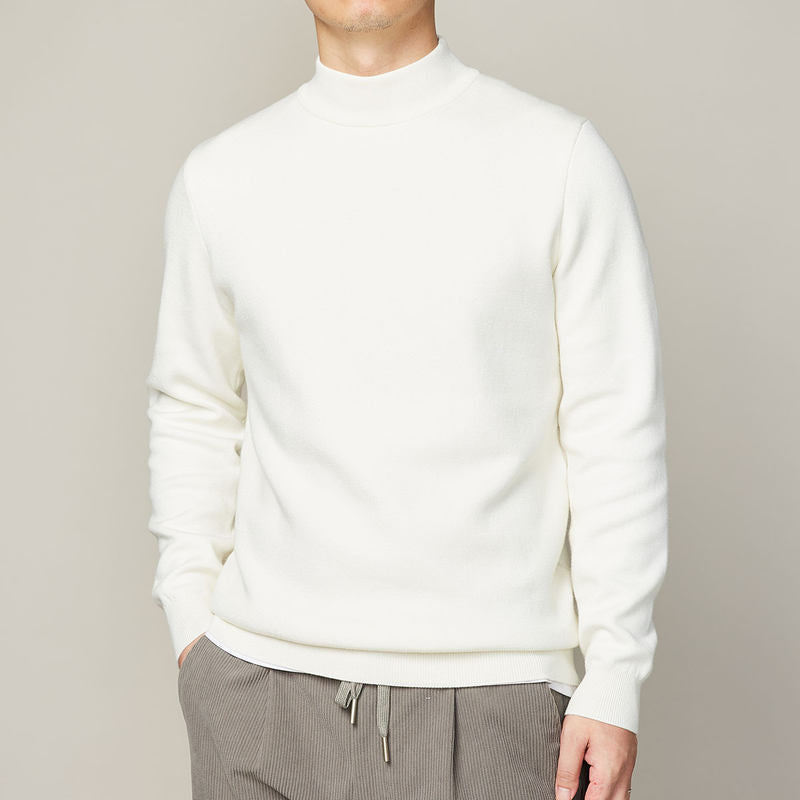 Men’s Mock Neck Winter Sweater