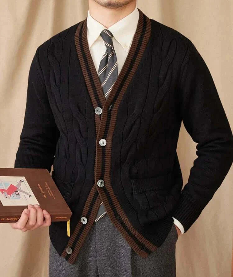 Vaarma Twisted Knit Cardigan