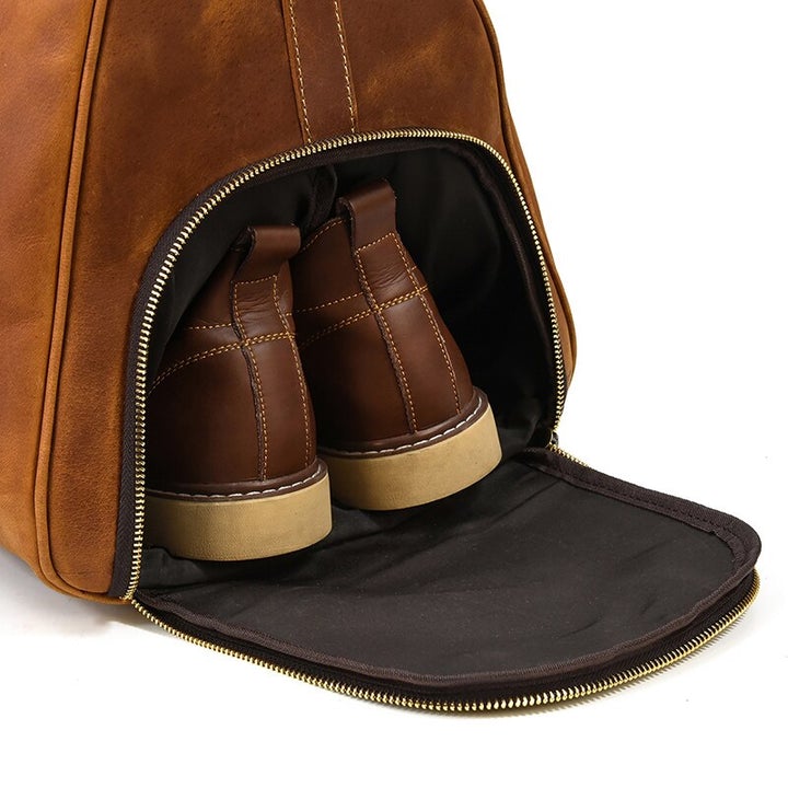 Avenor Leather Weekender Bag