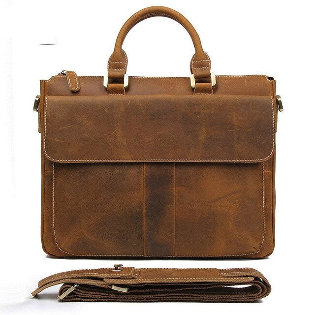 Ravion Leather Briefcase